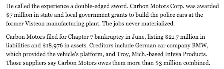 Carbon motors